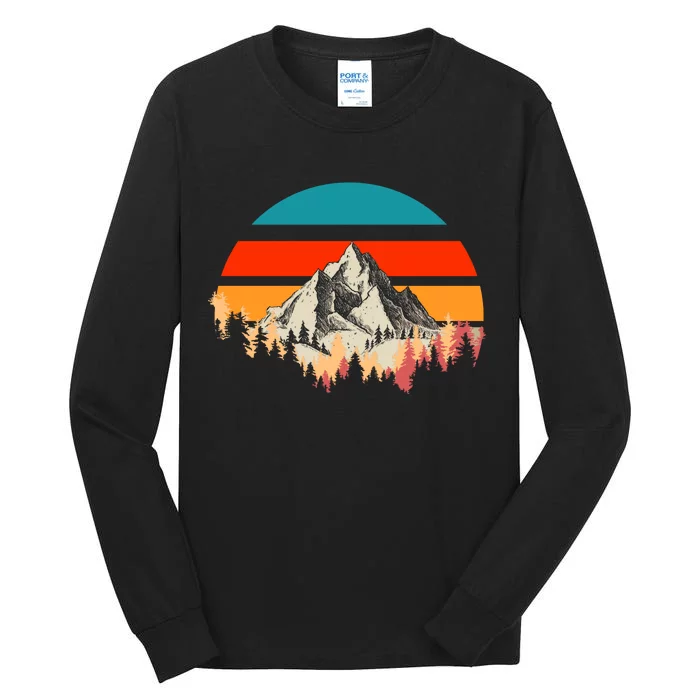 Mountain Views Vintage Tall Long Sleeve T-Shirt