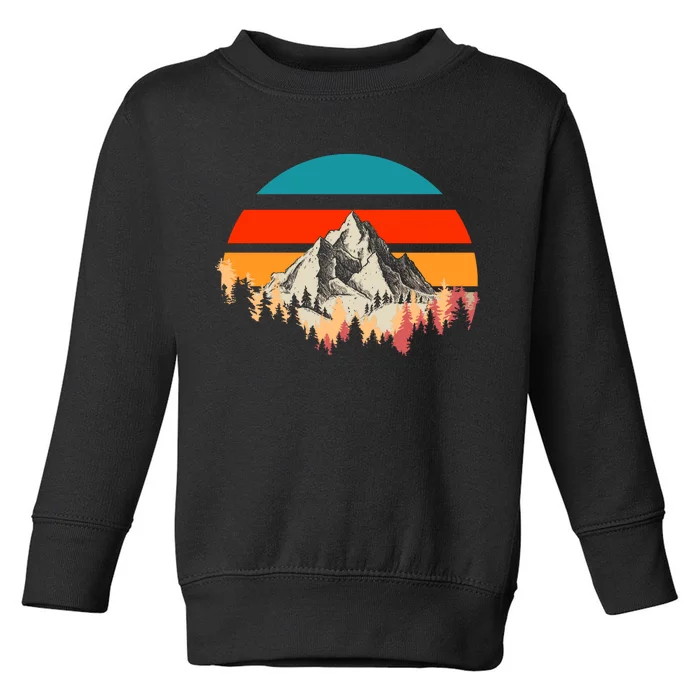 Mountain Views Vintage Toddler Sweatshirt