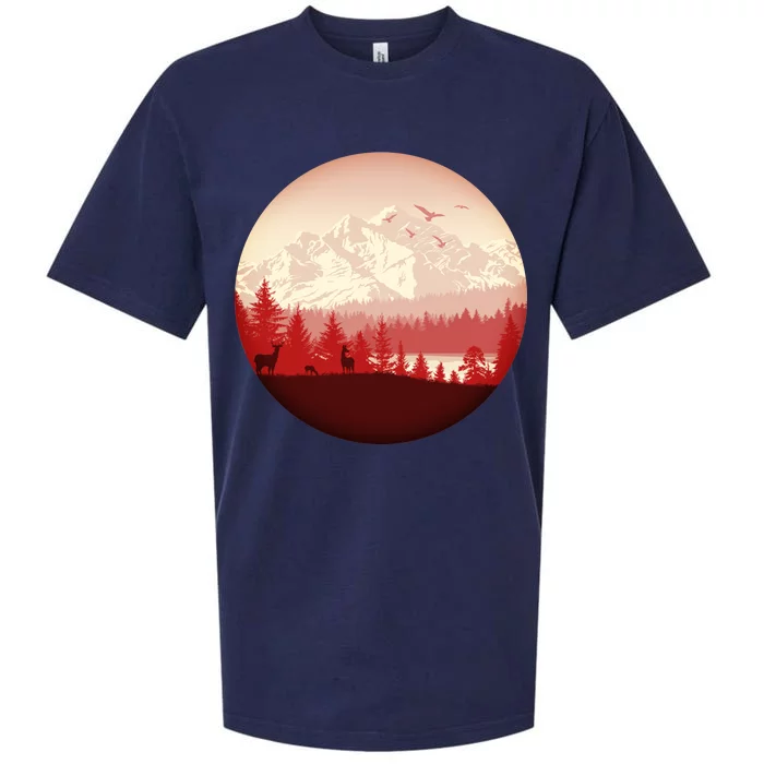 Mountain Wilderness Wildlife Sueded Cloud Jersey T-Shirt