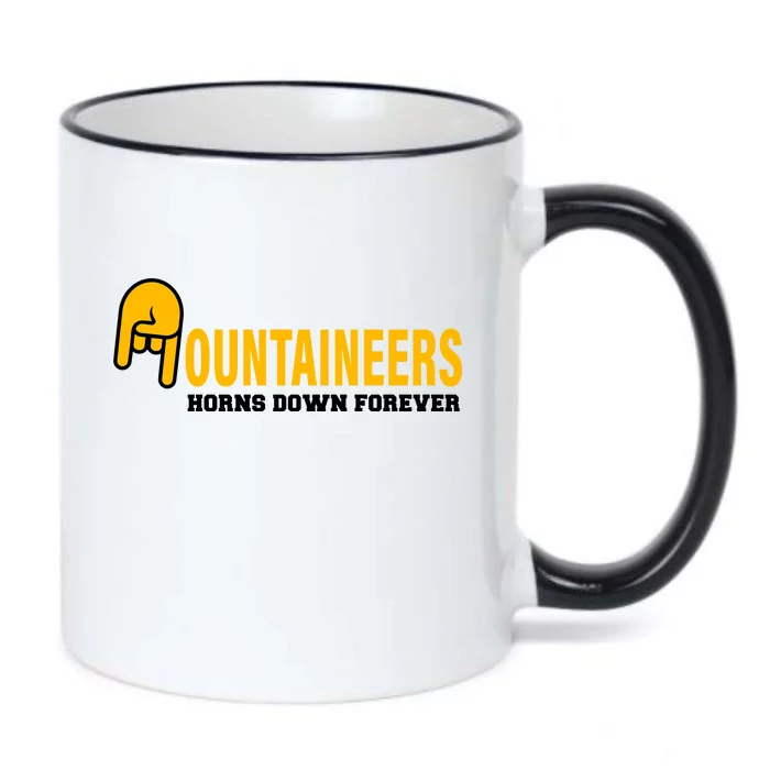 Mountainiers Hornbs Down Forever Black Color Changing Mug