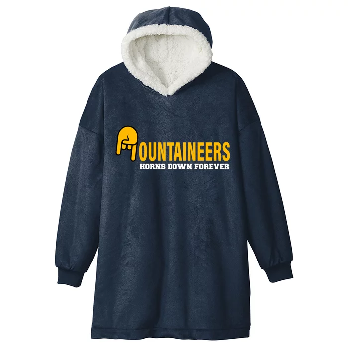 Mountainiers Hornbs Down Forever Hooded Wearable Blanket