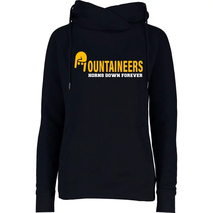 Mountainiers Hornbs Down Forever Womens Funnel Neck Pullover Hood