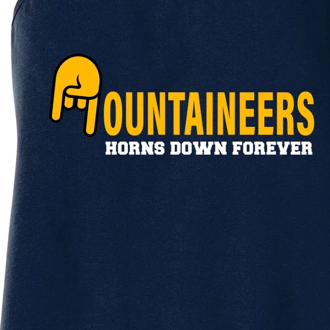 Mountainiers Hornbs Down Forever Women's Racerback Tank