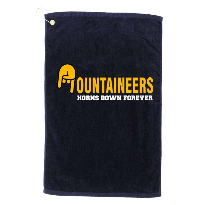 Mountainiers Hornbs Down Forever Platinum Collection Golf Towel