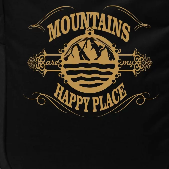 Mountains Are My Happy Place Impact Tech Backpack