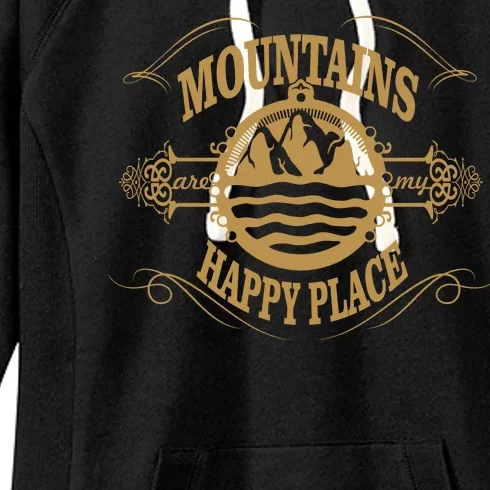 Mountains Are My Happy Place Women's Fleece Hoodie