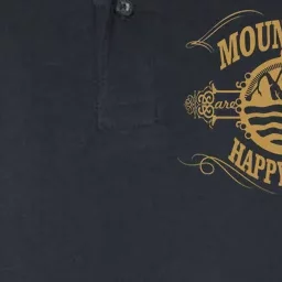 Mountains Are My Happy Place Softstyle Adult Sport Polo