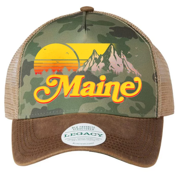 Mountains In Maine Legacy Tie Dye Trucker Hat