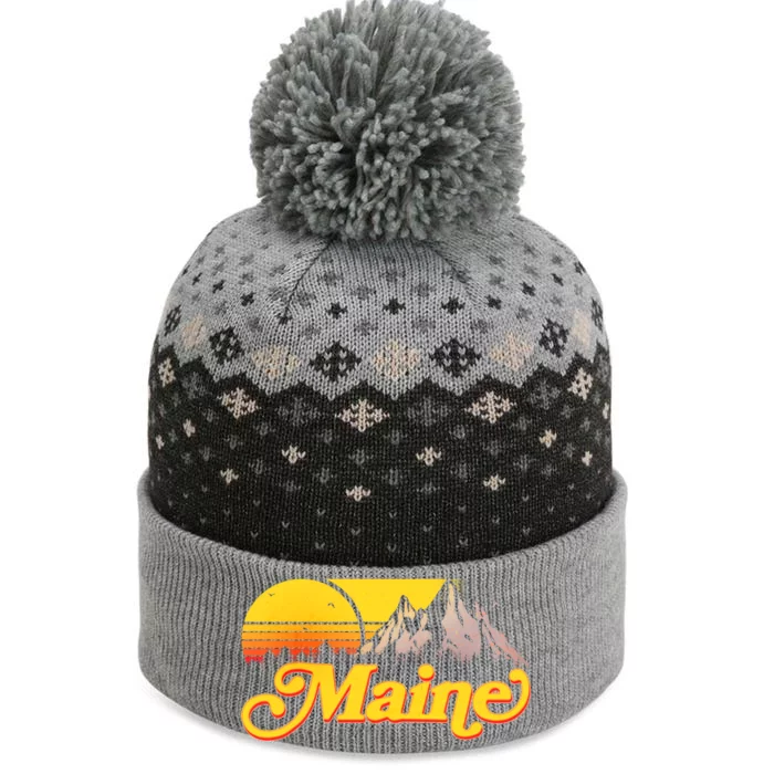 Mountains In Maine The Baniff Cuffed Pom Beanie