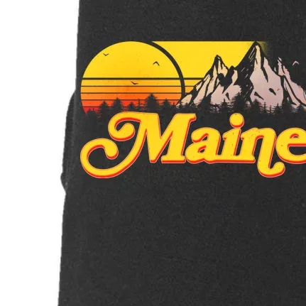 Mountains In Maine Doggie 3-End Fleece Hoodie