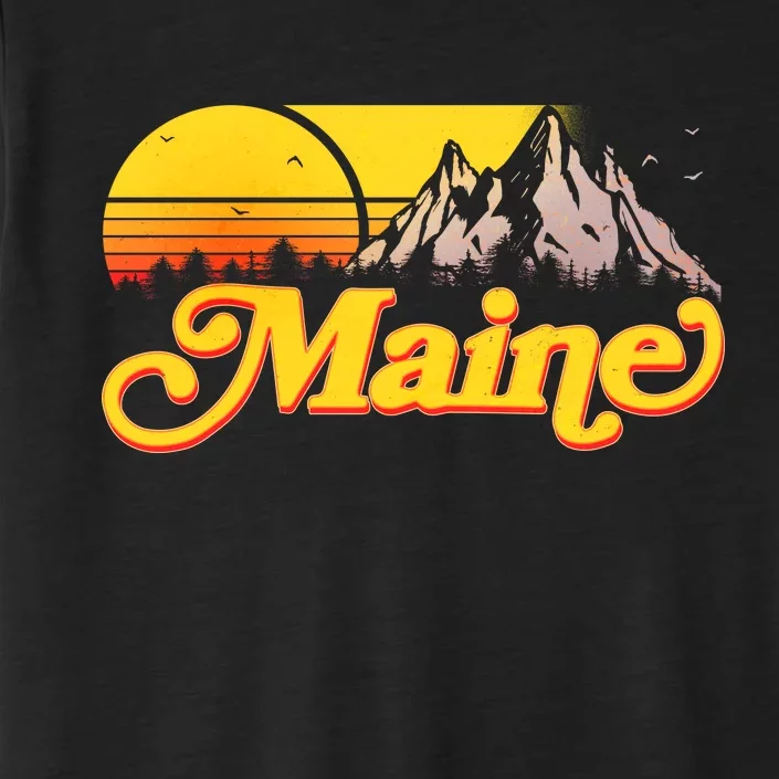 Mountains In Maine ChromaSoft Performance T-Shirt