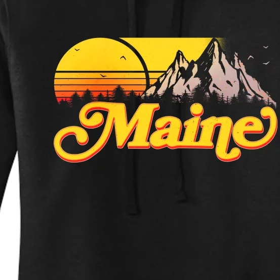 Mountains In Maine Women's Pullover Hoodie