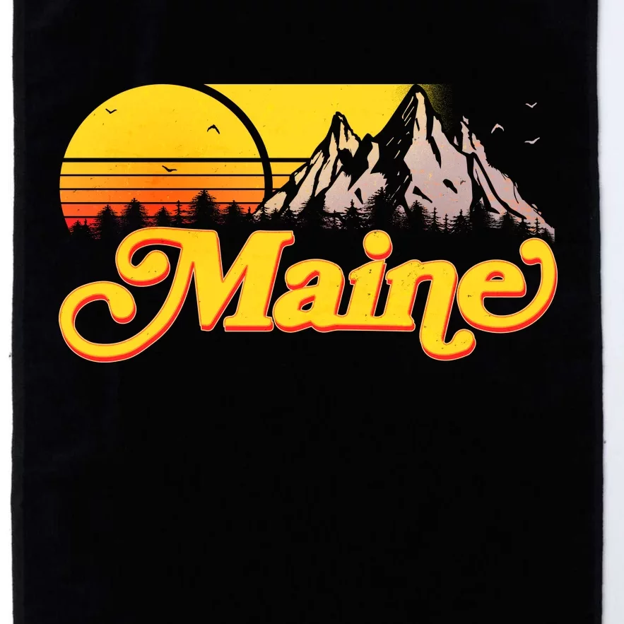 Mountains In Maine Platinum Collection Golf Towel