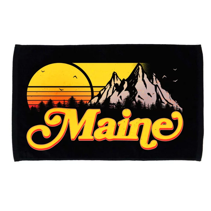 Mountains In Maine Microfiber Hand Towel