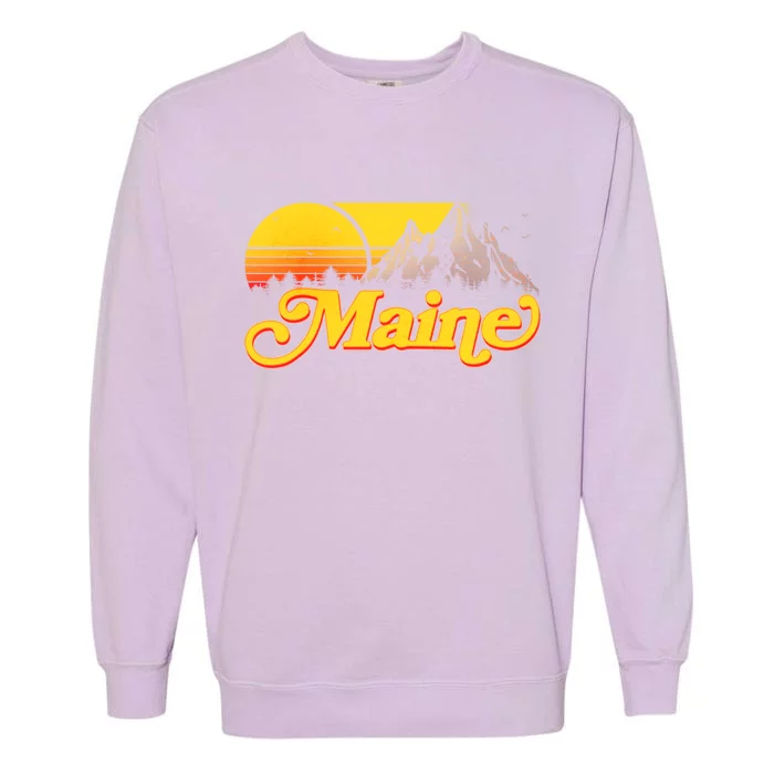 Mountains In Maine Garment-Dyed Sweatshirt