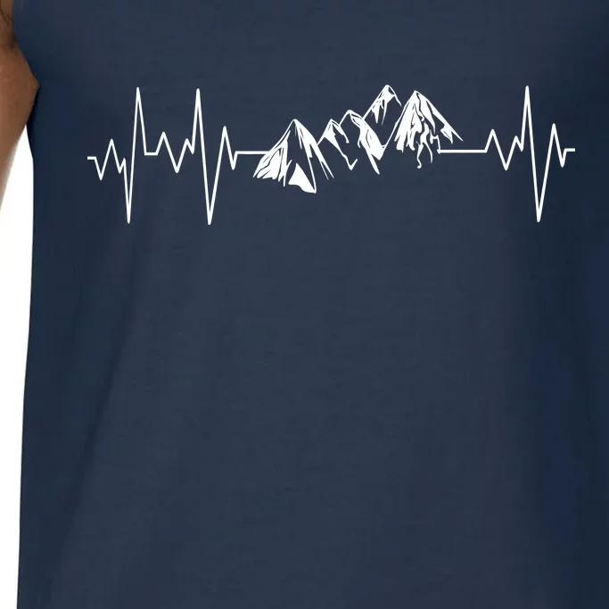 Mountains In My Heartbeat Pulse Comfort Colors® Tank Top