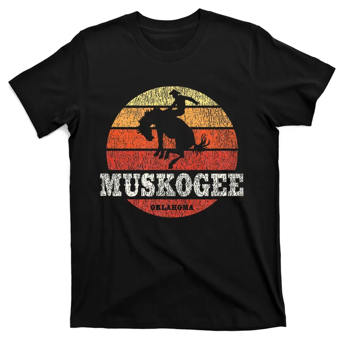 Muskogee Ok Vintage Country Western Retro T-Shirt