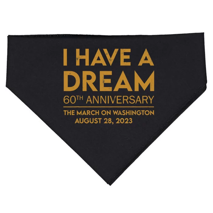 March On Washington 60th Anniversary Dream USA-Made Doggie Bandana