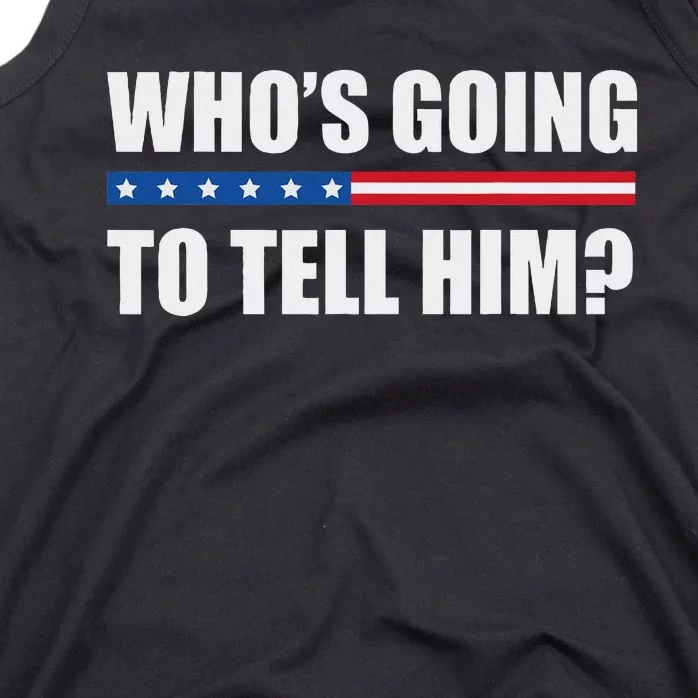 Michelle Obama WhoS Going To Tell Him Funny Black Jobs Tank Top