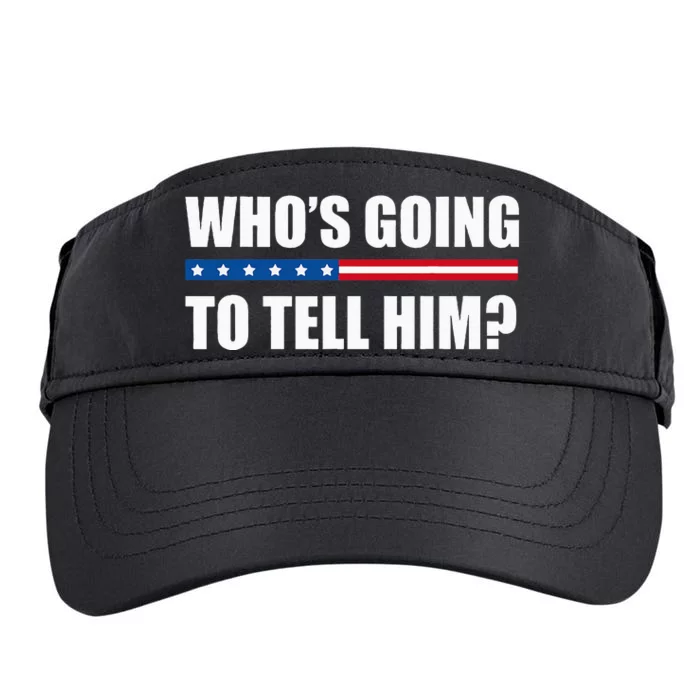 Michelle Obama WhoS Going To Tell Him Adult Drive Performance Visor