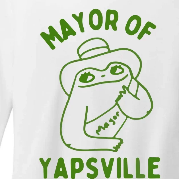 Mayor Of Yapville Womens CVC Long Sleeve Shirt