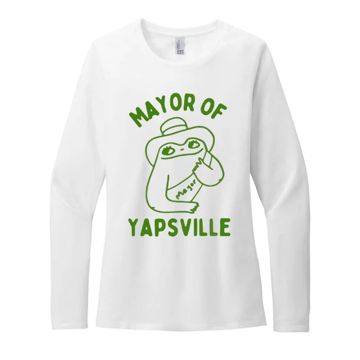 Mayor Of Yapville Womens CVC Long Sleeve Shirt