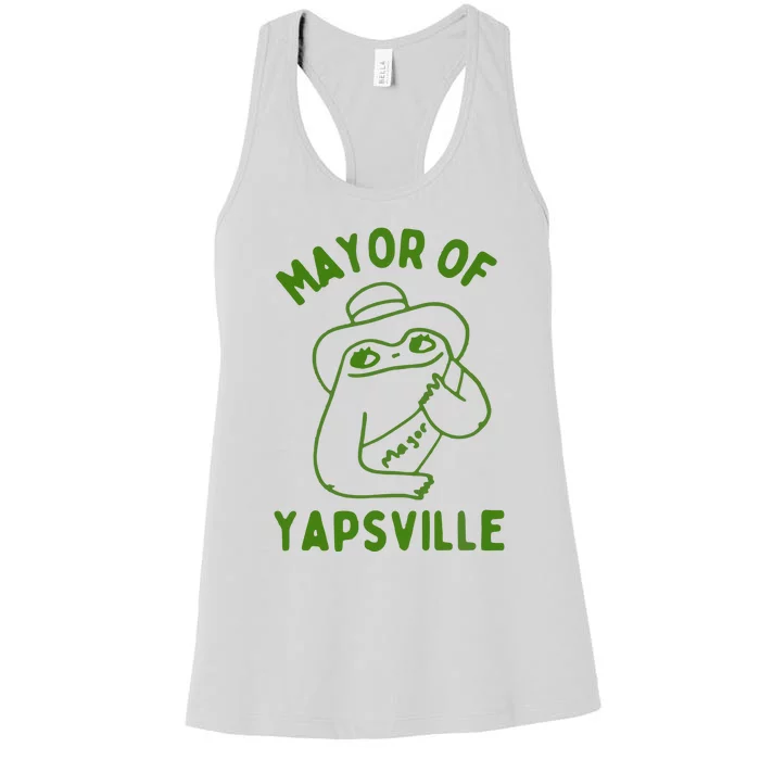 Mayor Of Yapville Women's Racerback Tank