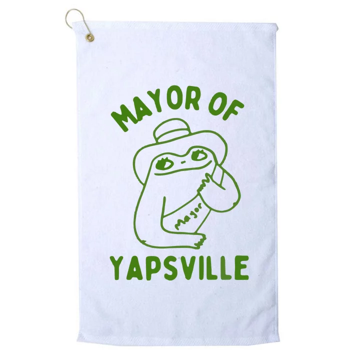 Mayor Of Yapville Platinum Collection Golf Towel