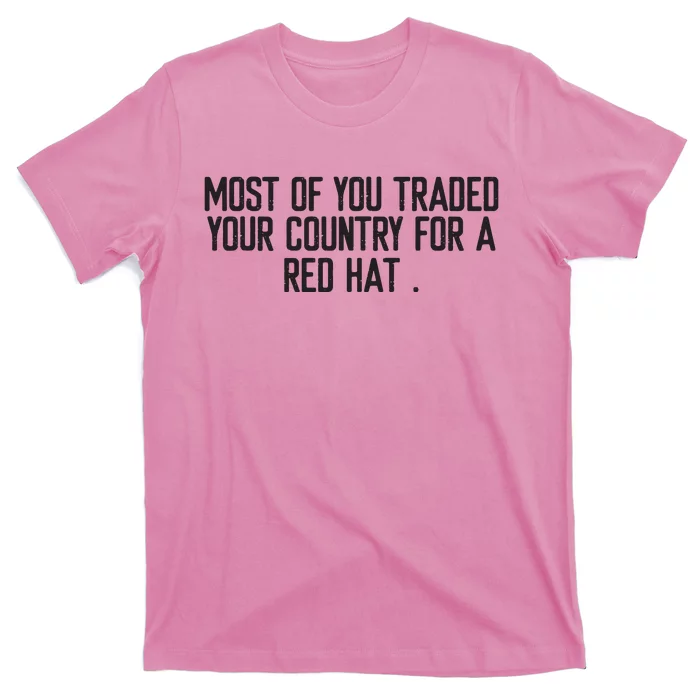 Most Of You Traded Your Country For A Red Hat Anti Trump T-Shirt