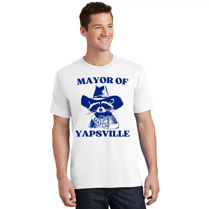 Mayor Of Yapsville Raccoon T-Shirt