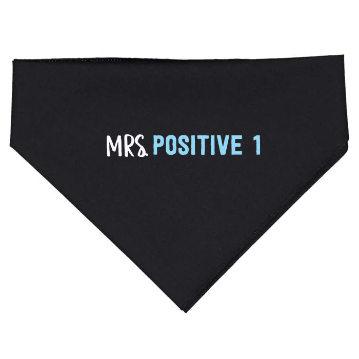 Mrs Positive 1 USA-Made Doggie Bandana