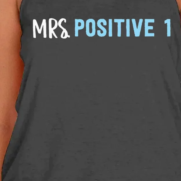 Mrs Positive 1 Women's Knotted Racerback Tank