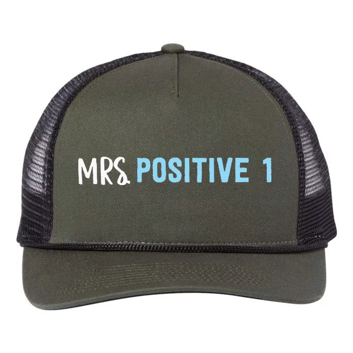 Mrs Positive 1 Retro Rope Trucker Hat Cap