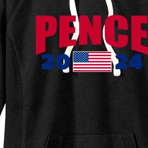 Mike Pence 2024 American Presidential Election 2024 USA Women's Fleece Hoodie