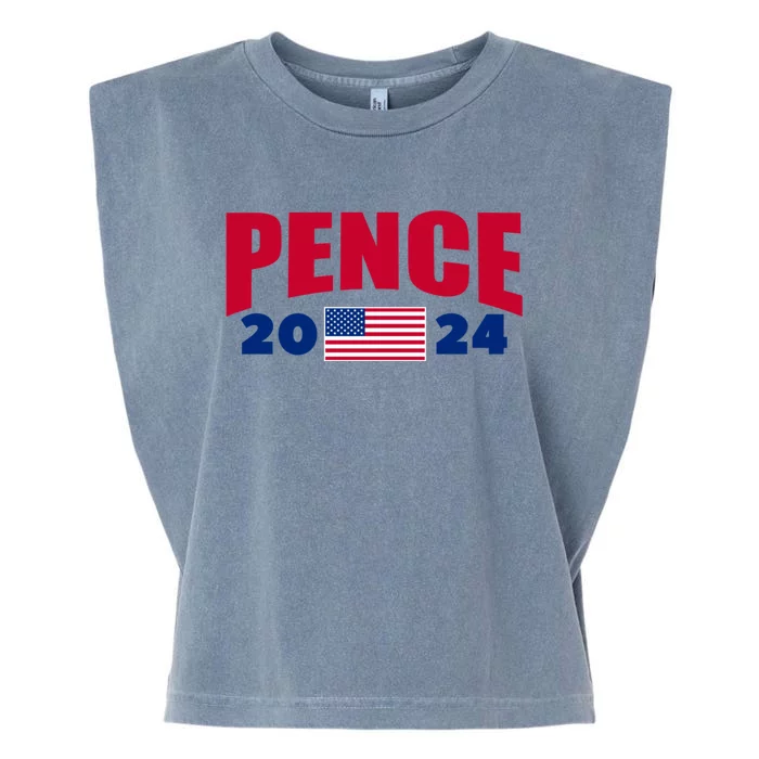 Mike Pence 2024 American Presidential Election 2024 USA Garment-Dyed Women's Muscle Tee