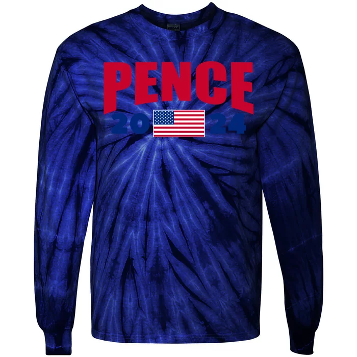 Mike Pence 2024 American Presidential Election 2024 USA Tie-Dye Long Sleeve Shirt