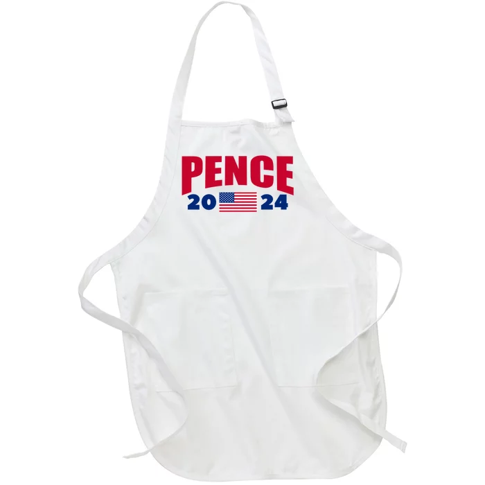 Mike Pence 2024 American Presidential Election 2024 USA Full-Length Apron With Pocket