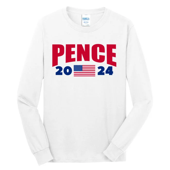 Mike Pence 2024 American Presidential Election 2024 USA Tall Long Sleeve T-Shirt