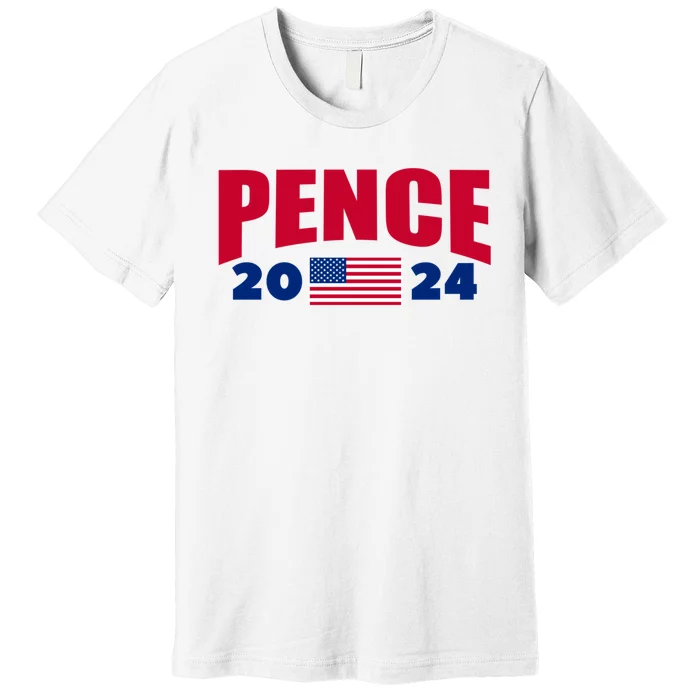 Mike Pence 2024 American Presidential Election 2024 USA Premium T-Shirt