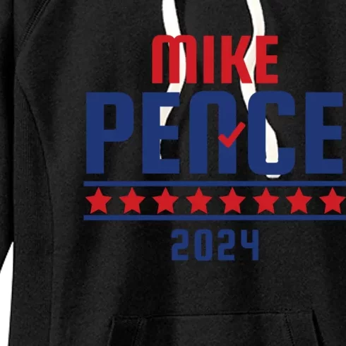 Mike Pence 2024 American Presidential Election 2024 USA Women's Fleece Hoodie