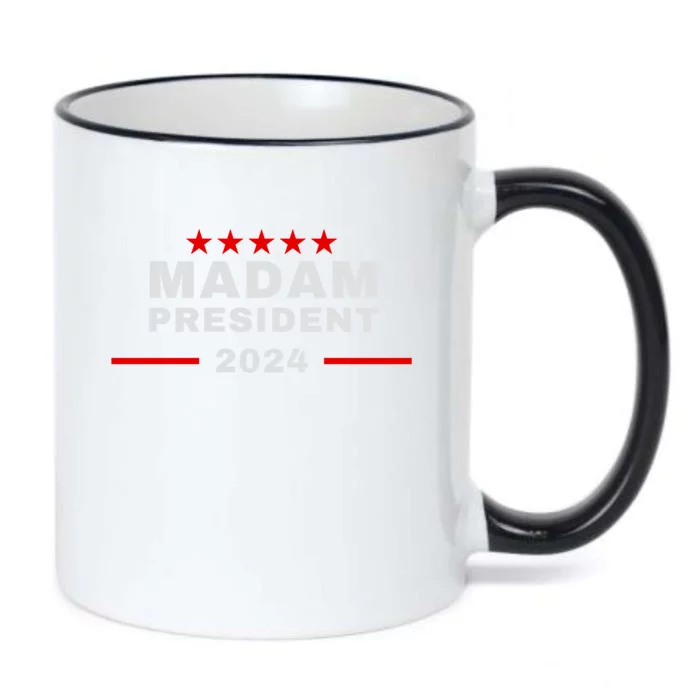 Madam President 2024 First Usa Female Madam President Gift Black Color Changing Mug