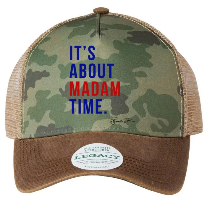 Madam President 2024 ItS About Madam Time Gift Legacy Tie Dye Trucker Hat