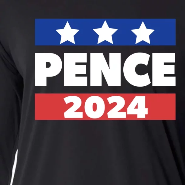 Mike Pence 2024 American Presidential Election 2024 USA Cooling Performance Long Sleeve Crew