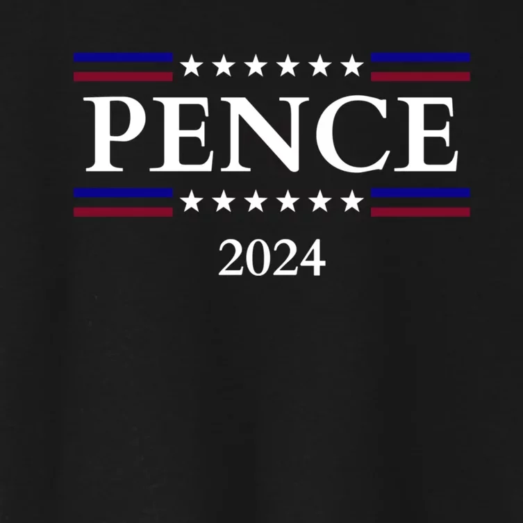 Mike Pence 2024 American Presidential Election 2024 USA Women's Crop Top Tee