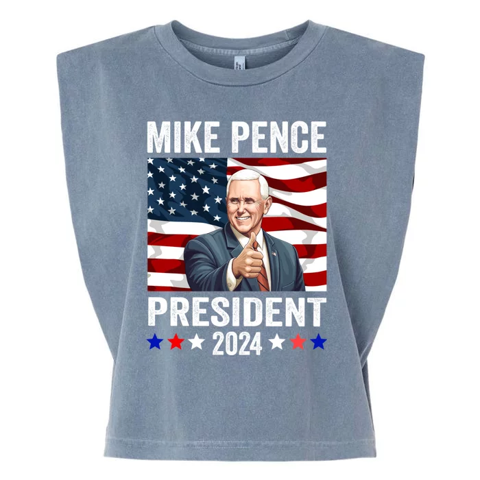 Mike Pence 2024 American Presidential Election 2024 USA Garment-Dyed Women's Muscle Tee