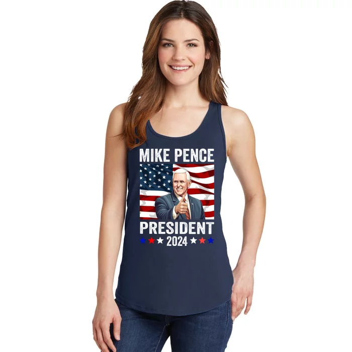 Mike Pence 2024 American Presidential Election 2024 USA Ladies Essential Tank