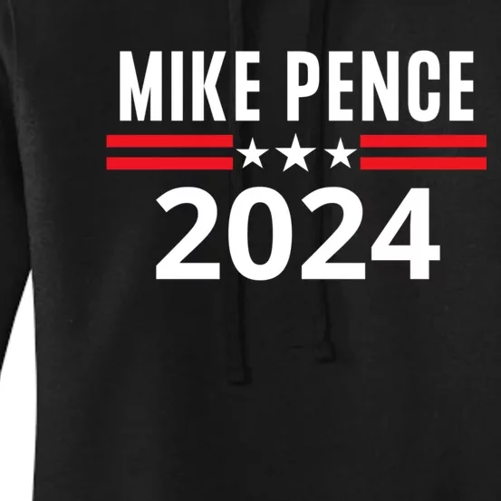 Mike Pence 2024 For President Mike Pence 2024 Women's Pullover Hoodie