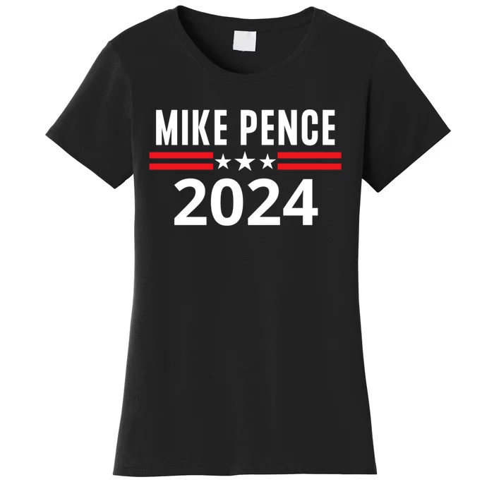 Mike Pence 2024 For President Mike Pence 2024 Women's T-Shirt