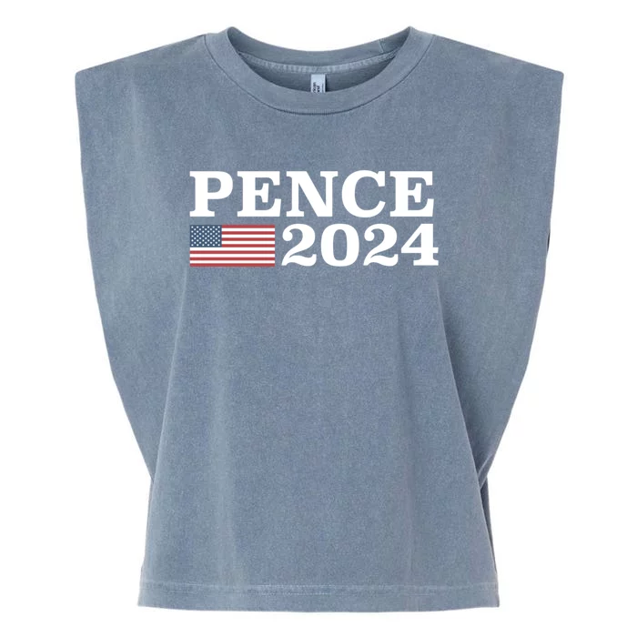 Mike Pence 2024 Garment-Dyed Women's Muscle Tee