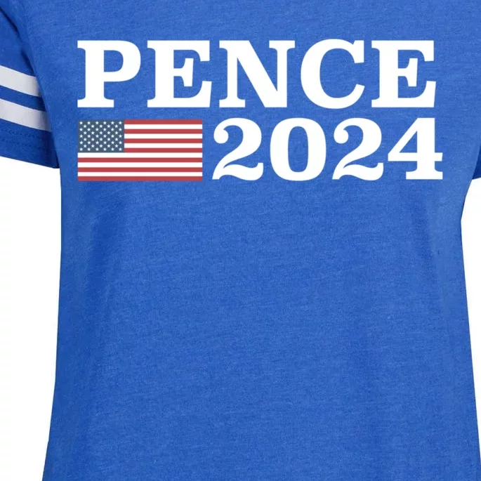 Mike Pence 2024 Enza Ladies Jersey Football T-Shirt